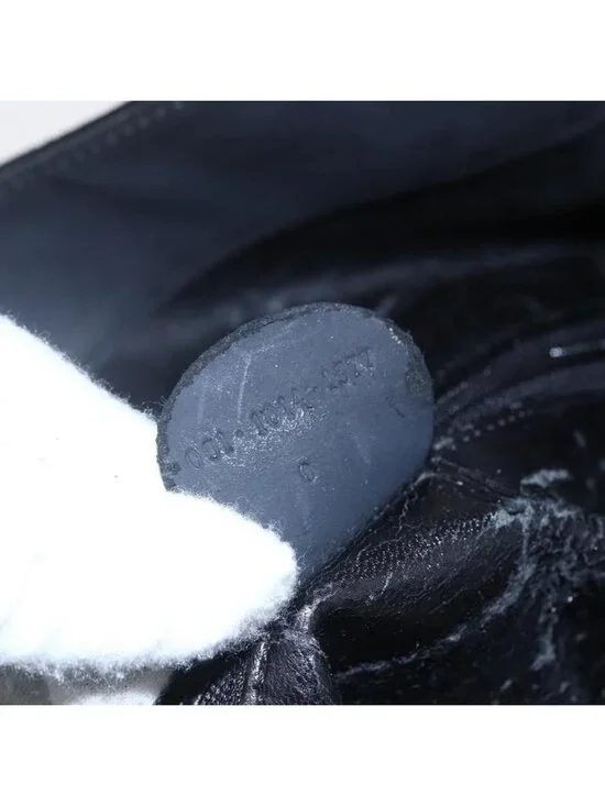 Authentic GUCCI Bamboo Shoulder Bag Suede Black Gold 001 1014 1577 - Picture 4 of 16